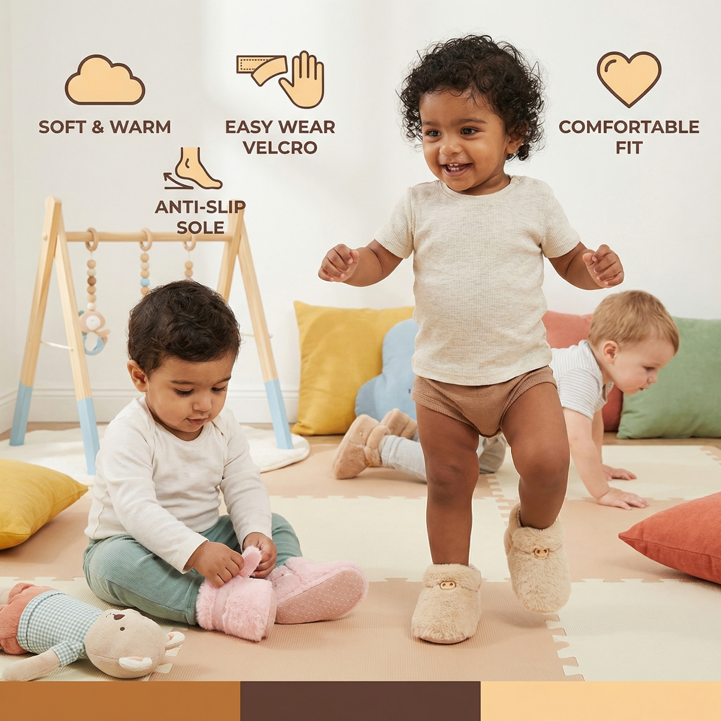 Fluffy Baby Socks Shoes