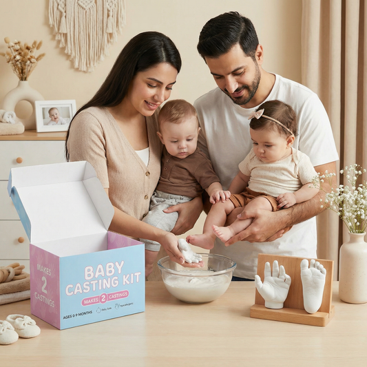 Baby Hand & Footprint Set – Keepsake Set for Newborns & Parents
