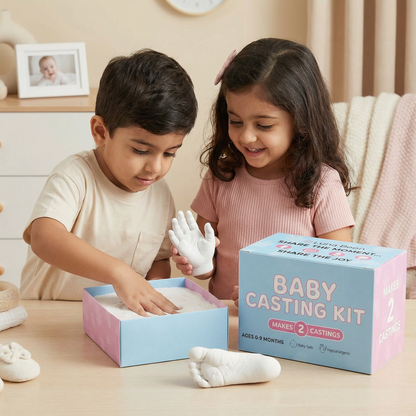 Baby Hand & Footprint Set – Keepsake Set for Newborns & Parents
