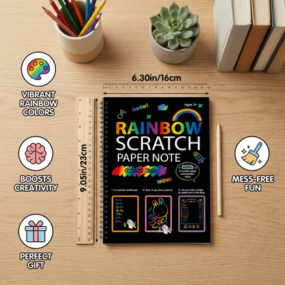 Magical Rainbow Scratch Paper
