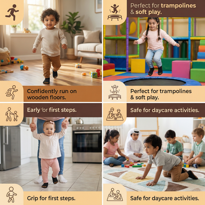 Safe Non-Slip Socks Shoes for Children
