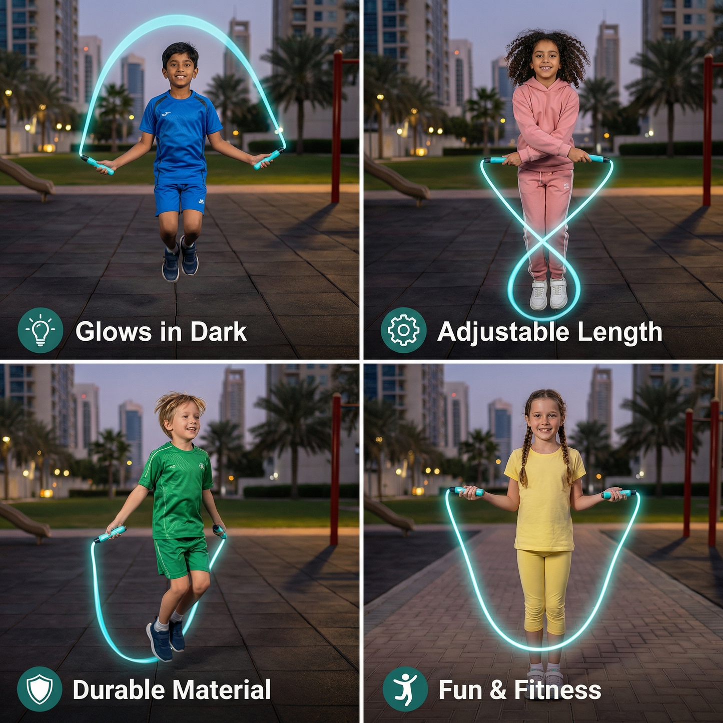 Light-up jump rope