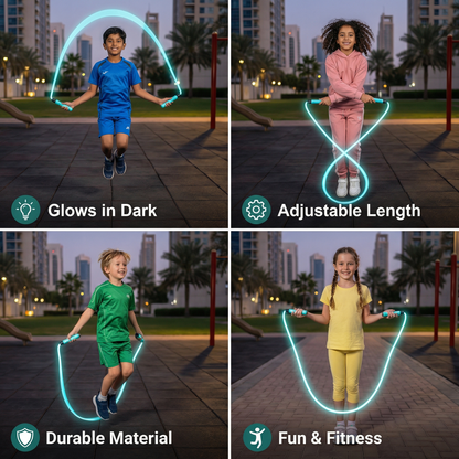 Light-up jump rope
