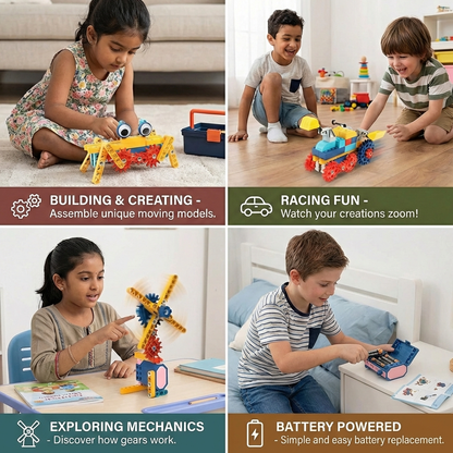 Science and Educational Building Blocks with Motor