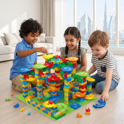 Ball Track Made of Blocks