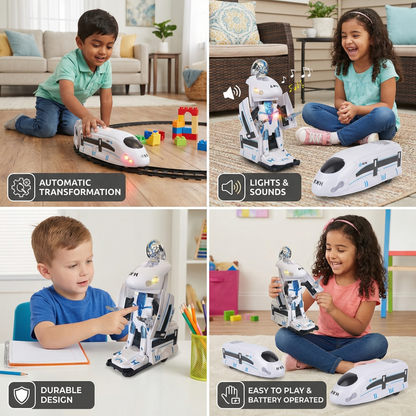 Transforming Robot Train Toy