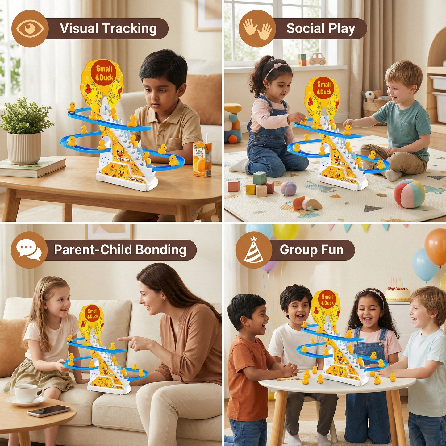 Duck Slide Roller Coaster Toy