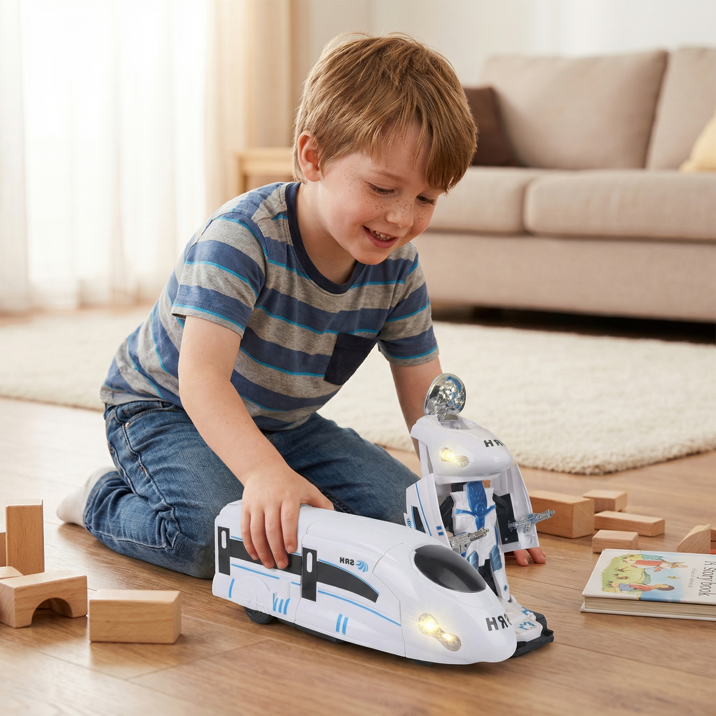 Transforming Robot Train Toy