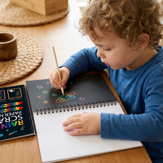 Magical Rainbow Scratch Paper