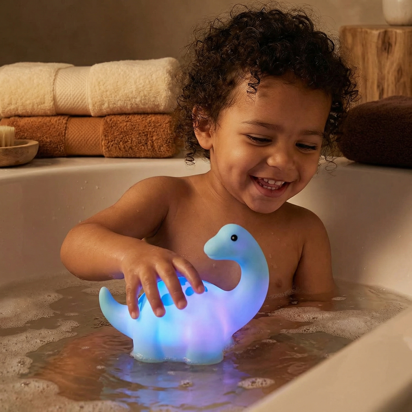 Glowing Bath Dinosaur Toy