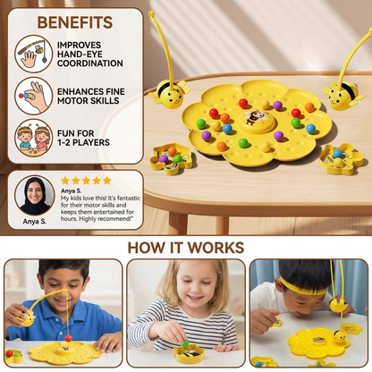 Bee Beads Fishing Adventure Game