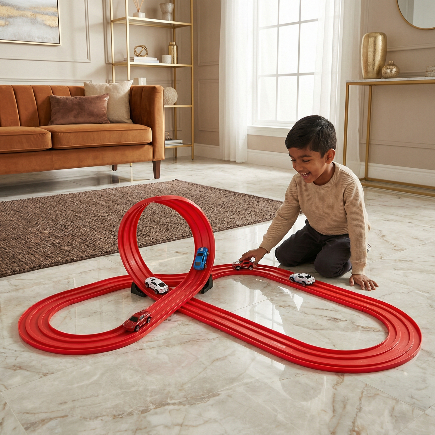 Flexible Modular Race Track Set