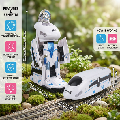 Transforming Robot Train Toy