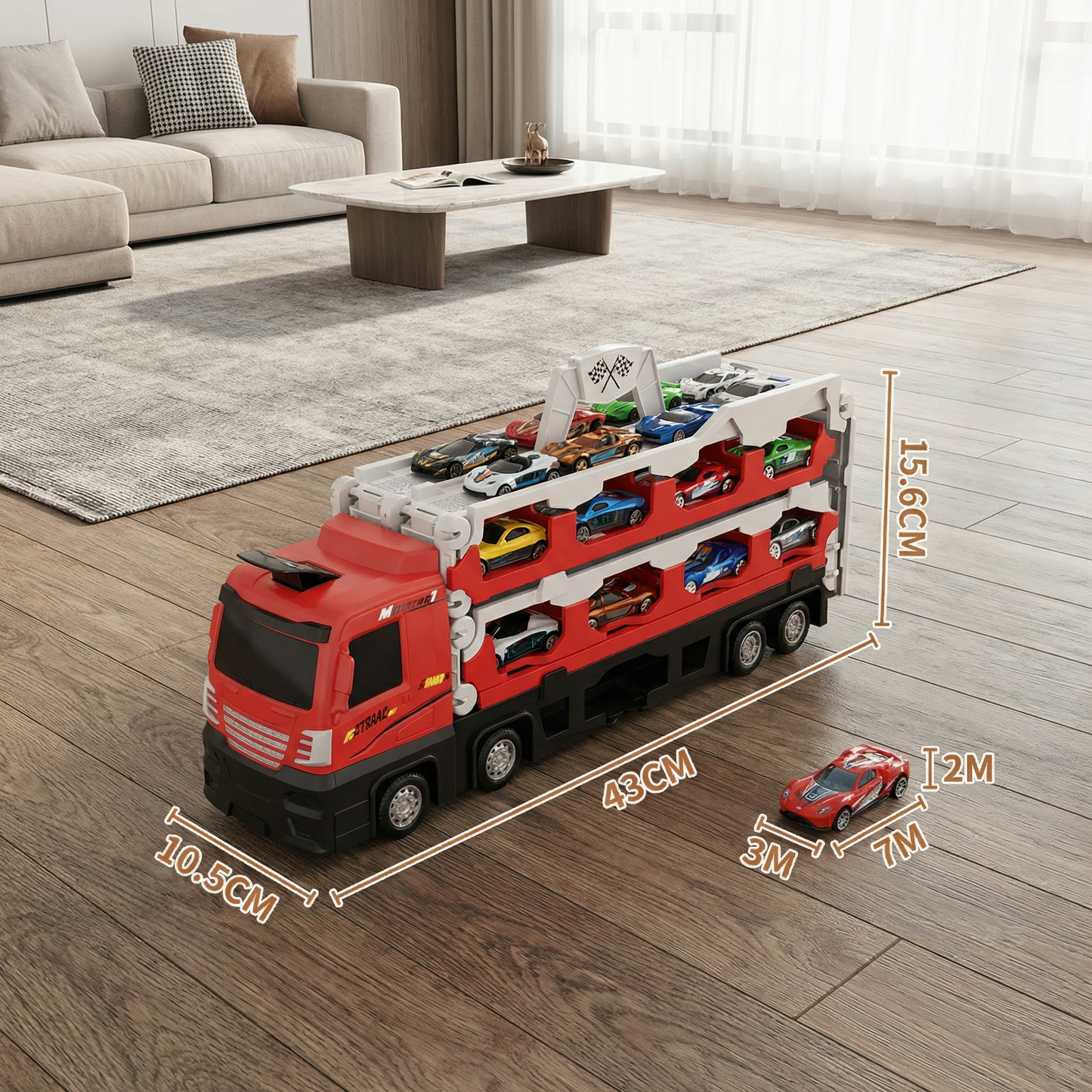 Race Track Play Truck for Kids