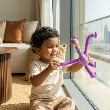 Sensory Suction Cup Giraffe Baby Toy