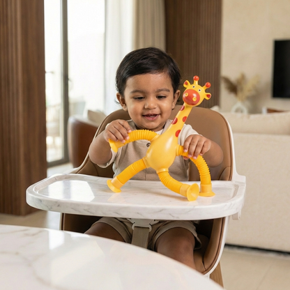 Sensory Suction Cup Giraffe Baby Toy