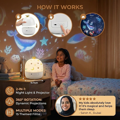 2-in-1 Children's Night Light and Projector