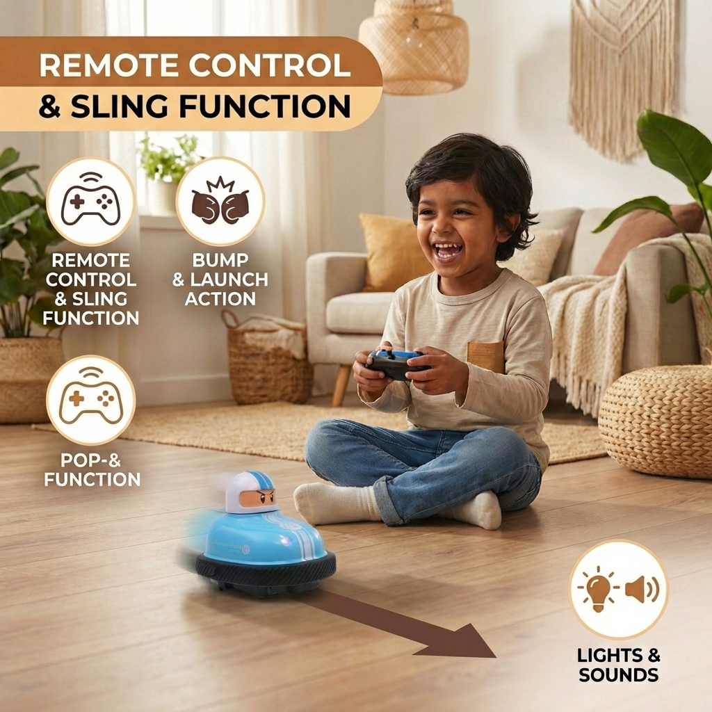 Bumper Car Toy Cars with Sling Function