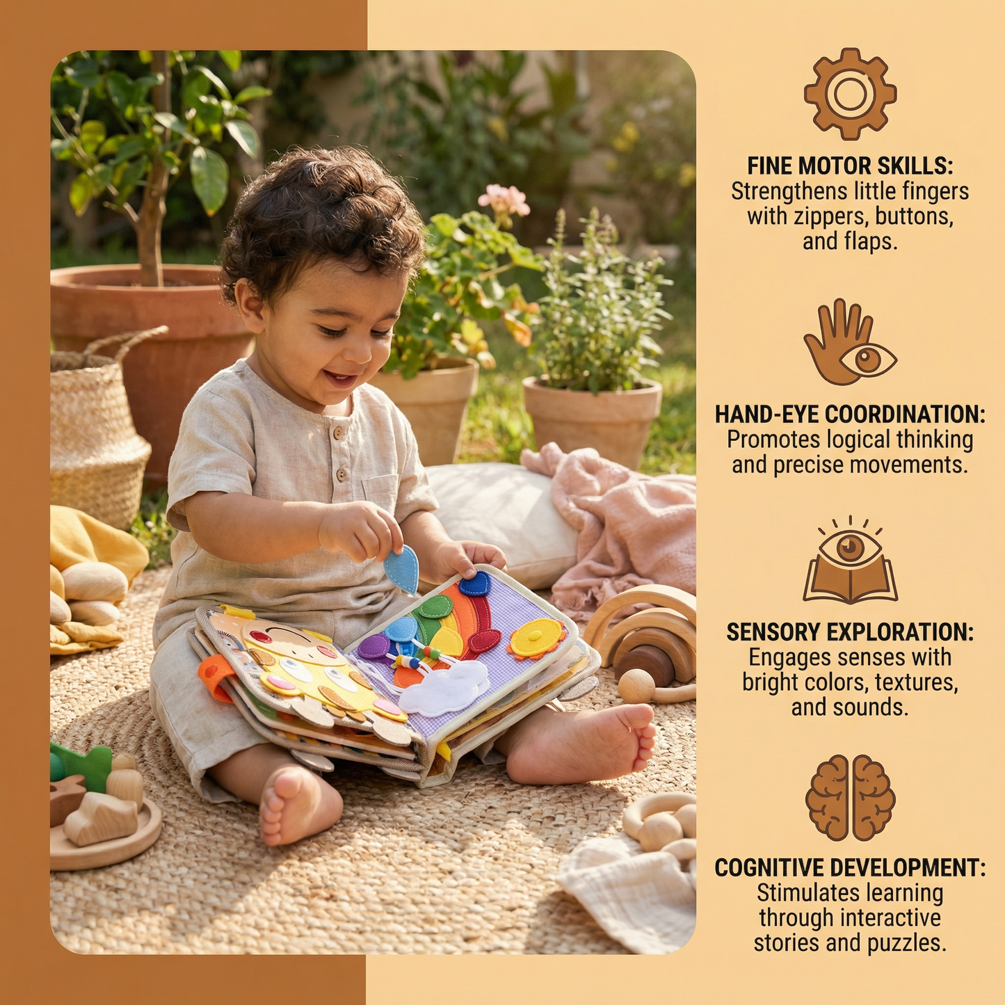 Montessori Sensory Giraffe Storybook