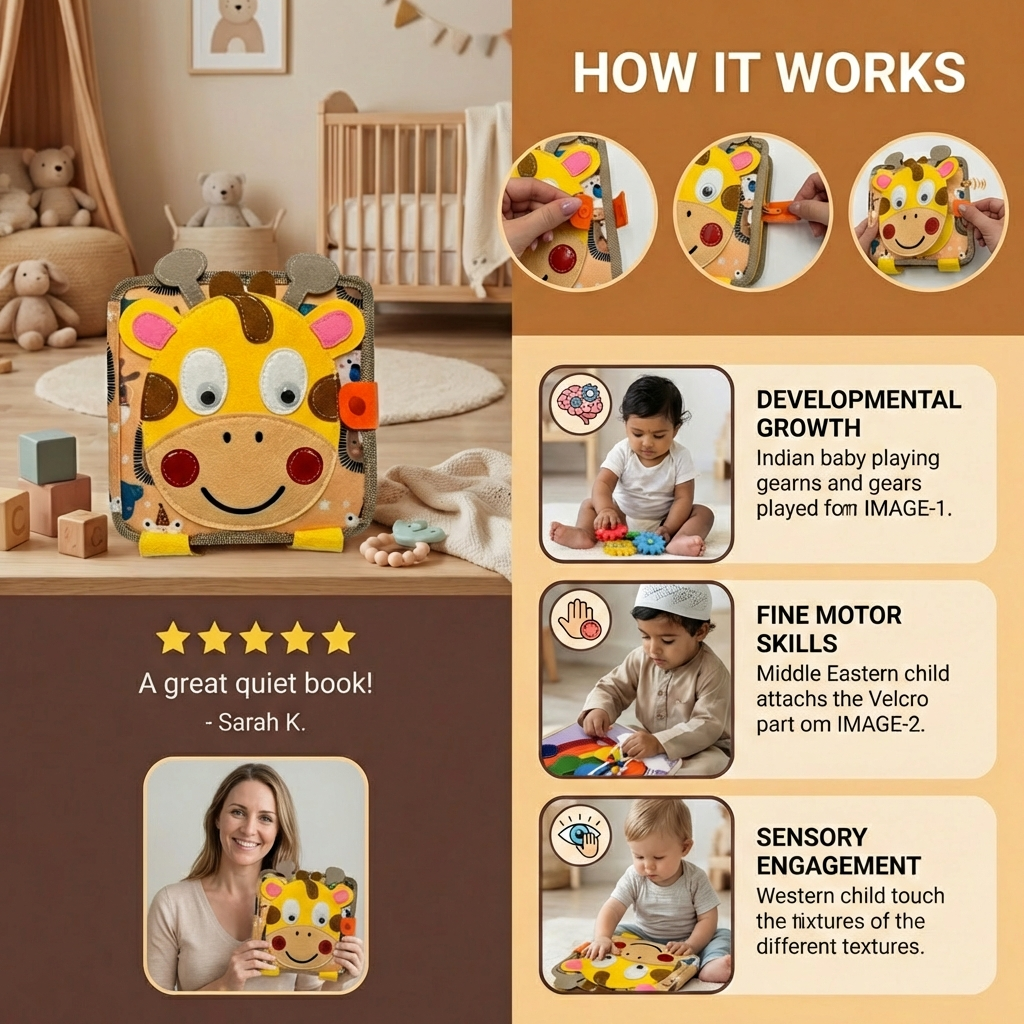 Montessori Sensory Giraffe Storybook