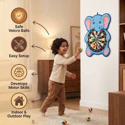Cute Kids Dart Throwing Game