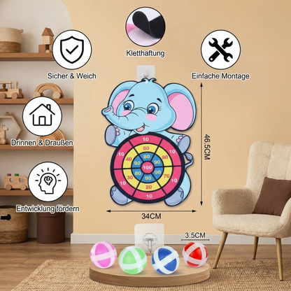 Cute Kids Dart Throwing Game