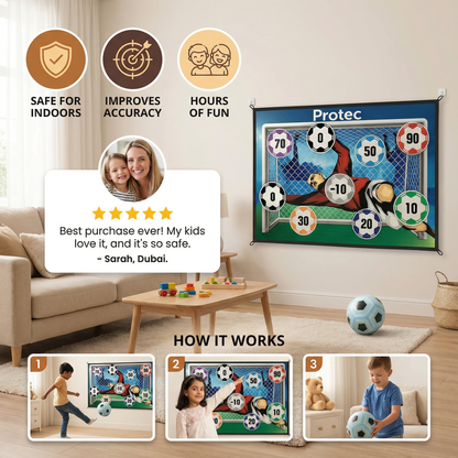Safe Soccer Goal Shooting Wall for Home