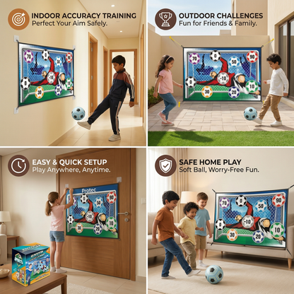 Safe Soccer Goal Shooting Wall for Home