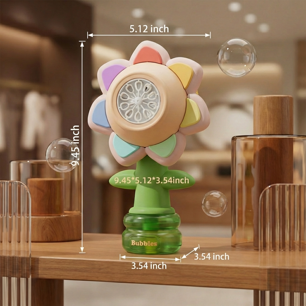 Dancing Soap Bubble Flower
