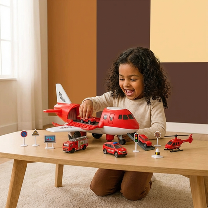 Airplane and Vehicle Play Set