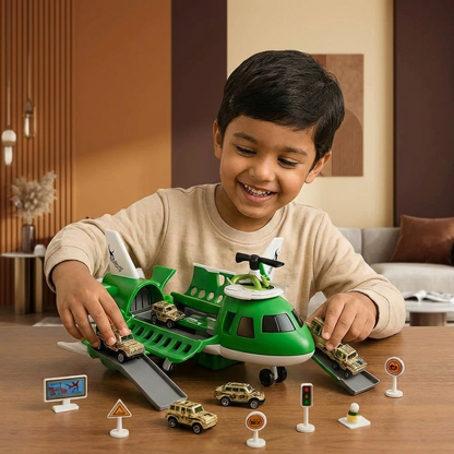 Airplane and Vehicle Play Set