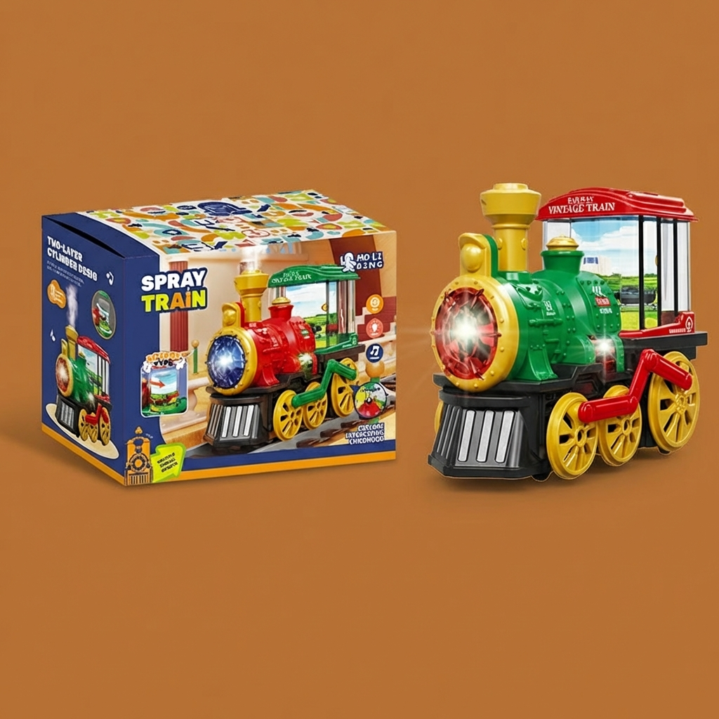 Intelligent Children's Steam Train with Real Steam