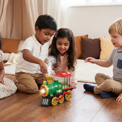 Intelligent Children's Steam Train with Real Steam