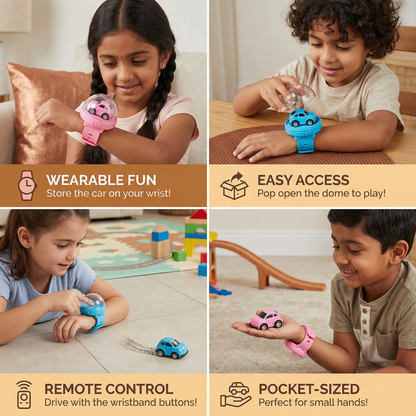 Remote-Controlled Mini Bracelet Car