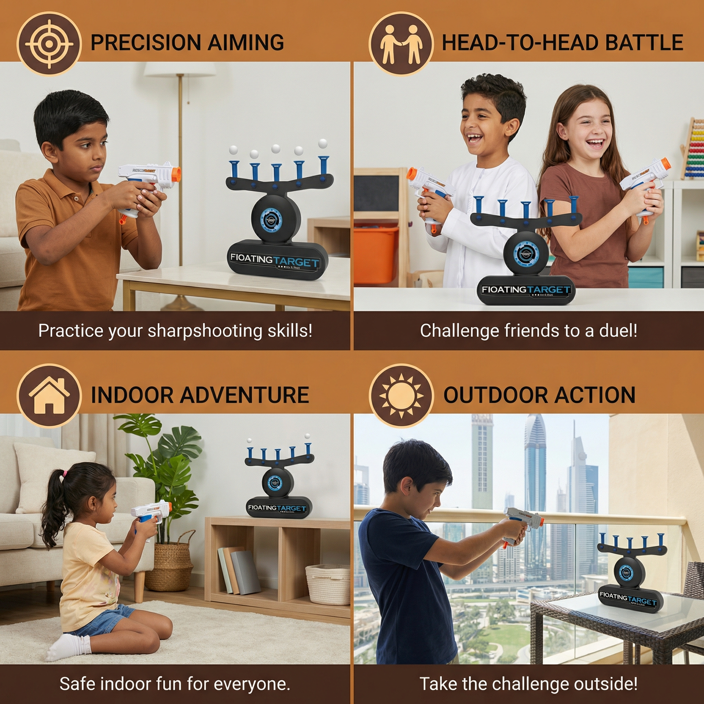 Hovering Balls - Target Shooting Toy