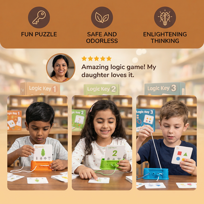 Logic Key Puzzle Game for Kids