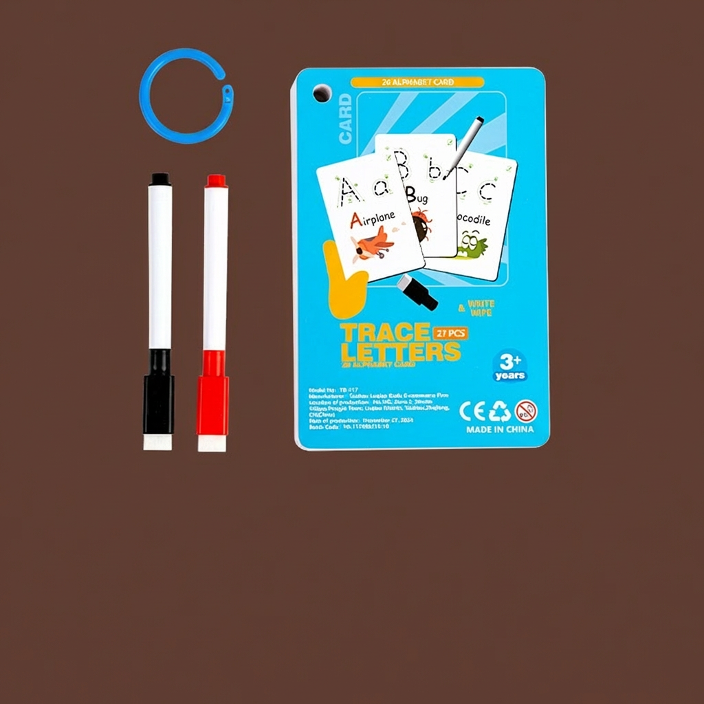 Reusable Numbers and Letters Learning Book for Children