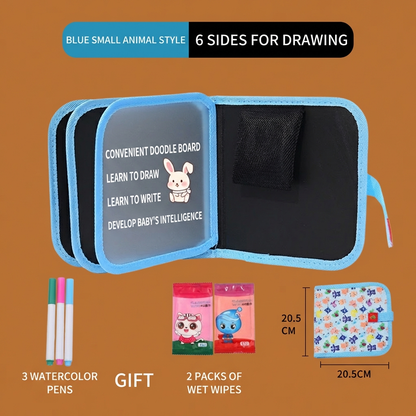Portable Reusable Coloring Book for Children
