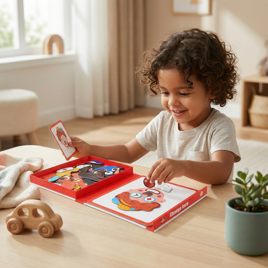 Educational Facial Expression Learning Puzzle for Kids
