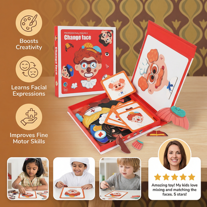 Educational Facial Expression Learning Puzzle for Kids