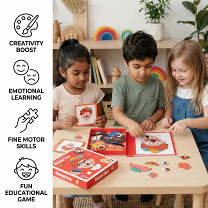 Educational Facial Expression Learning Puzzle for Kids