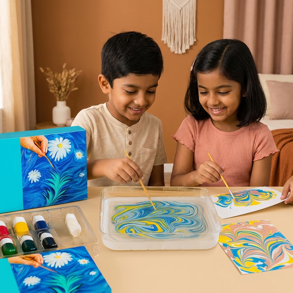 Creative Marble Watercolor Play Set