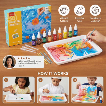 Creative Marble Watercolor Play Set