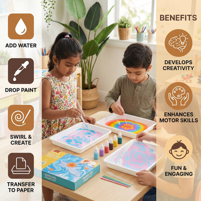 Creative Marble Watercolor Play Set