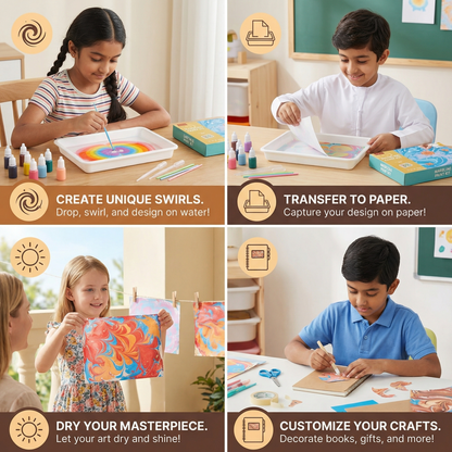 Creative Marble Watercolor Play Set
