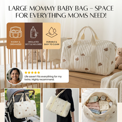 Large Mommy Baby Bag – Space for Everything Moms Need!