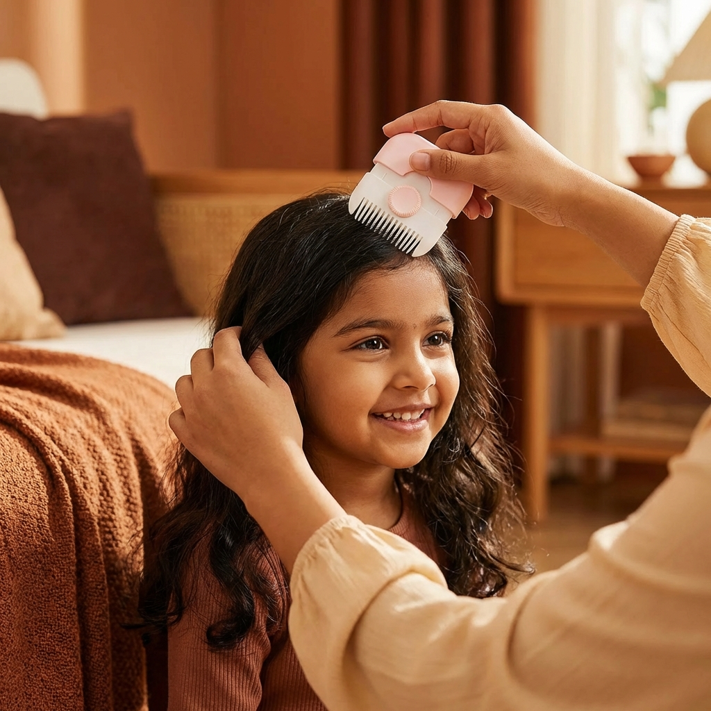 Child-Friendly and Gentle Hair Cutting Comb