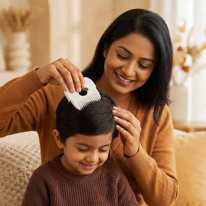 Child-Friendly and Gentle Hair Cutting Comb
