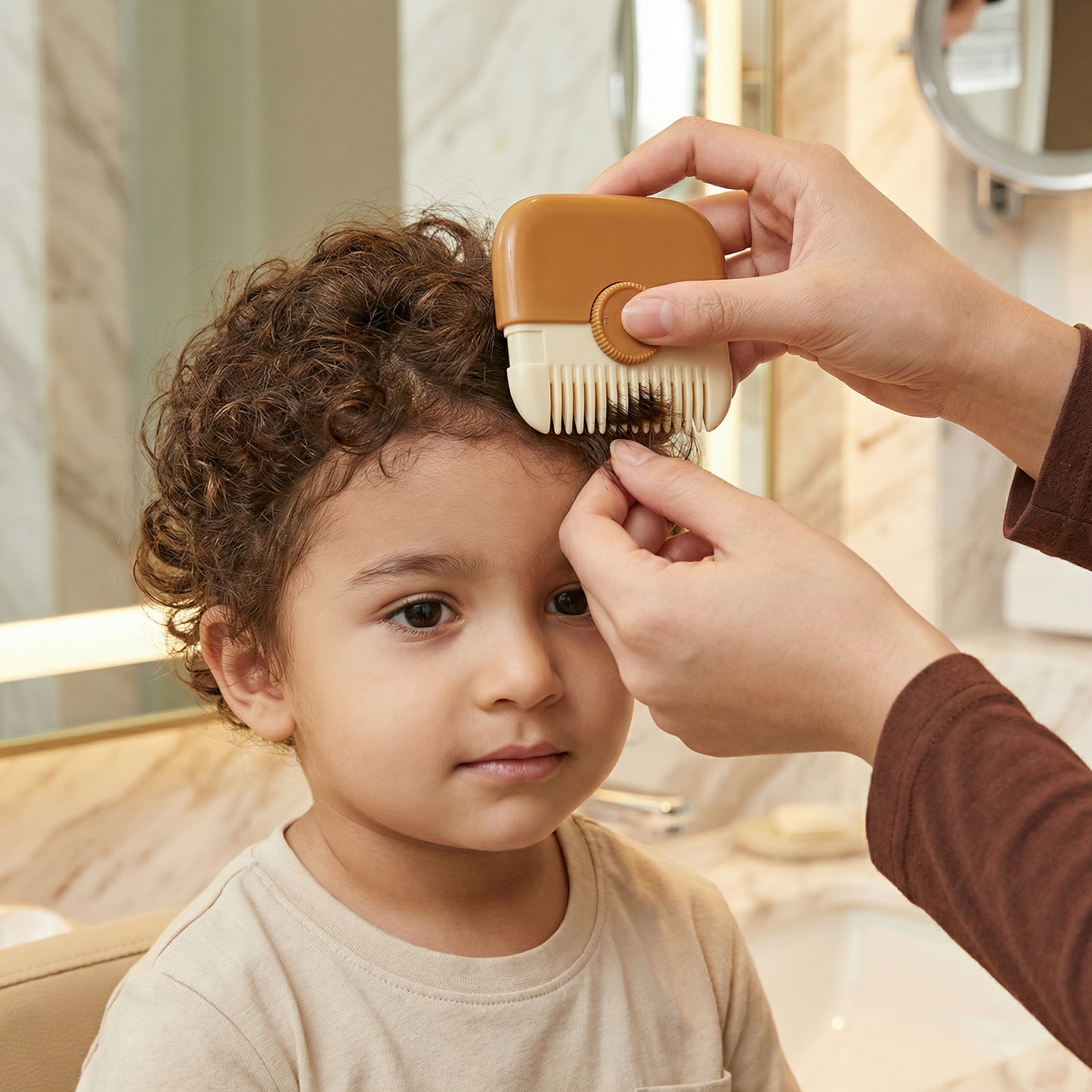 Child-Friendly and Gentle Hair Cutting Comb