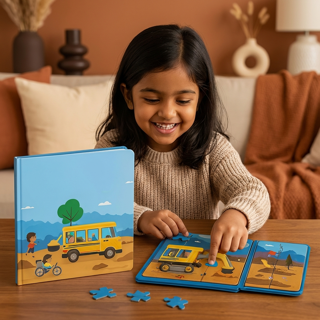 Magnetic Montessori Puzzle Book